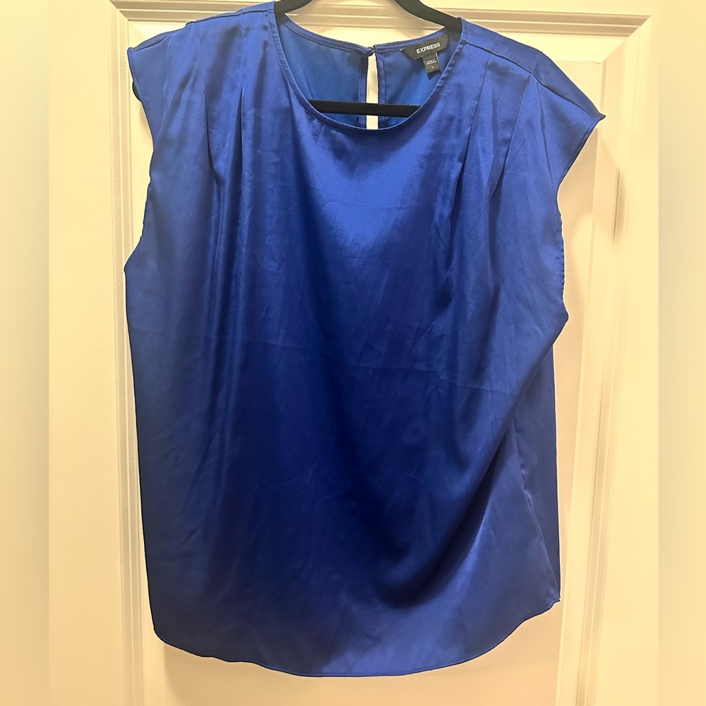 Cobalt blue Express blouse